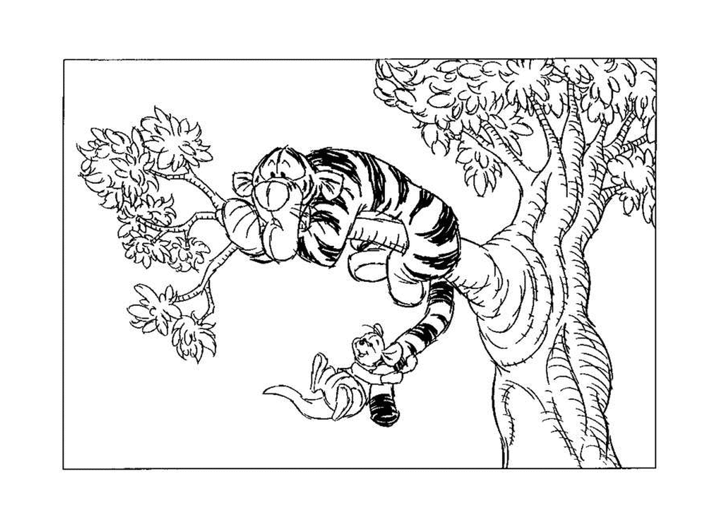  Тигру на ветке 