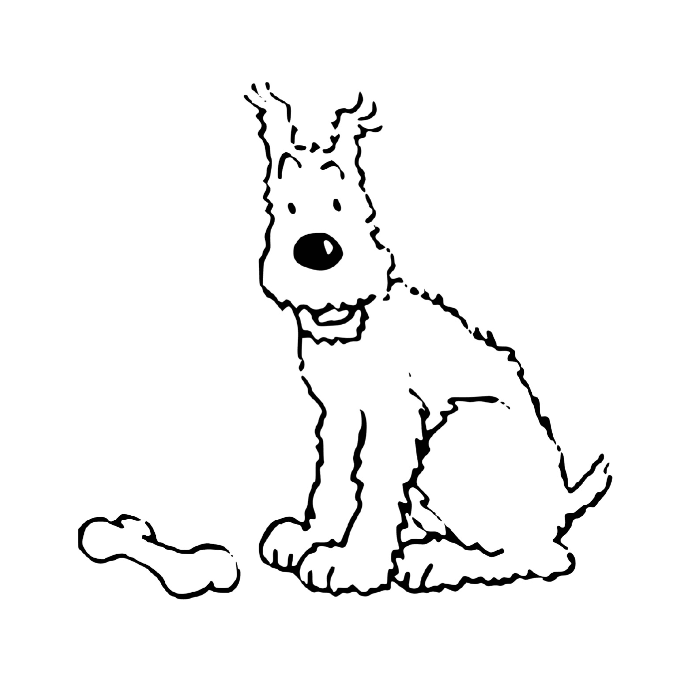  Milou, the faithful dog 