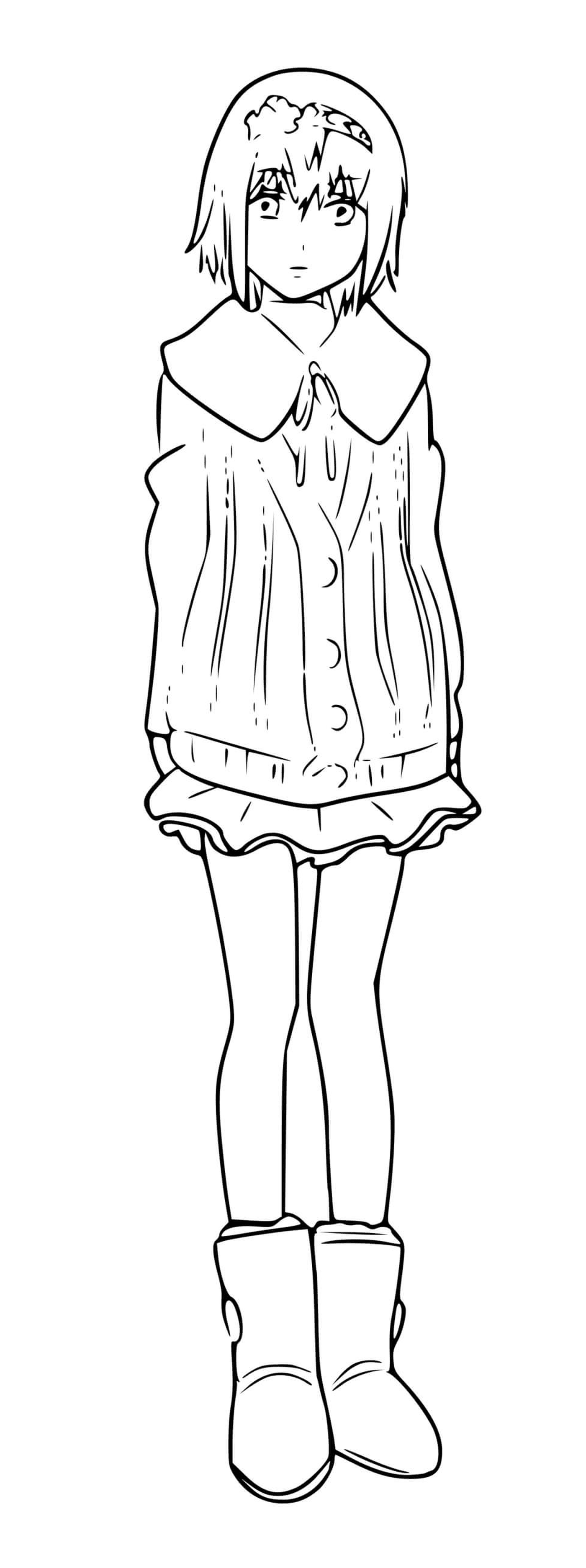  Hinami Fueguchi im Kleid 