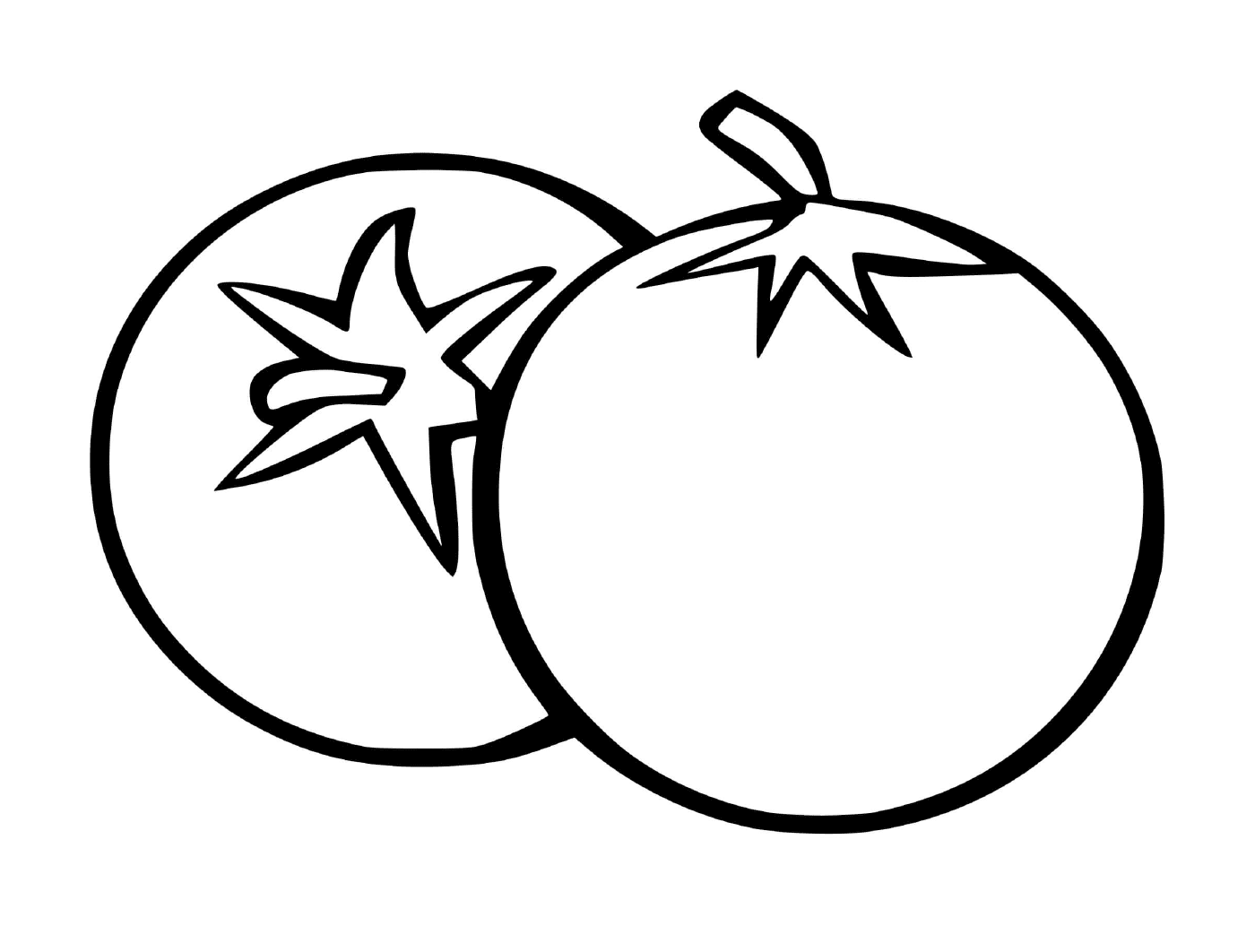  Due pomodori freschi 