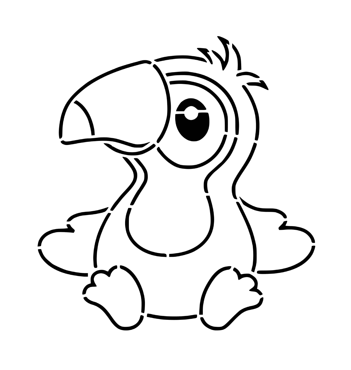  Baby toucan 
