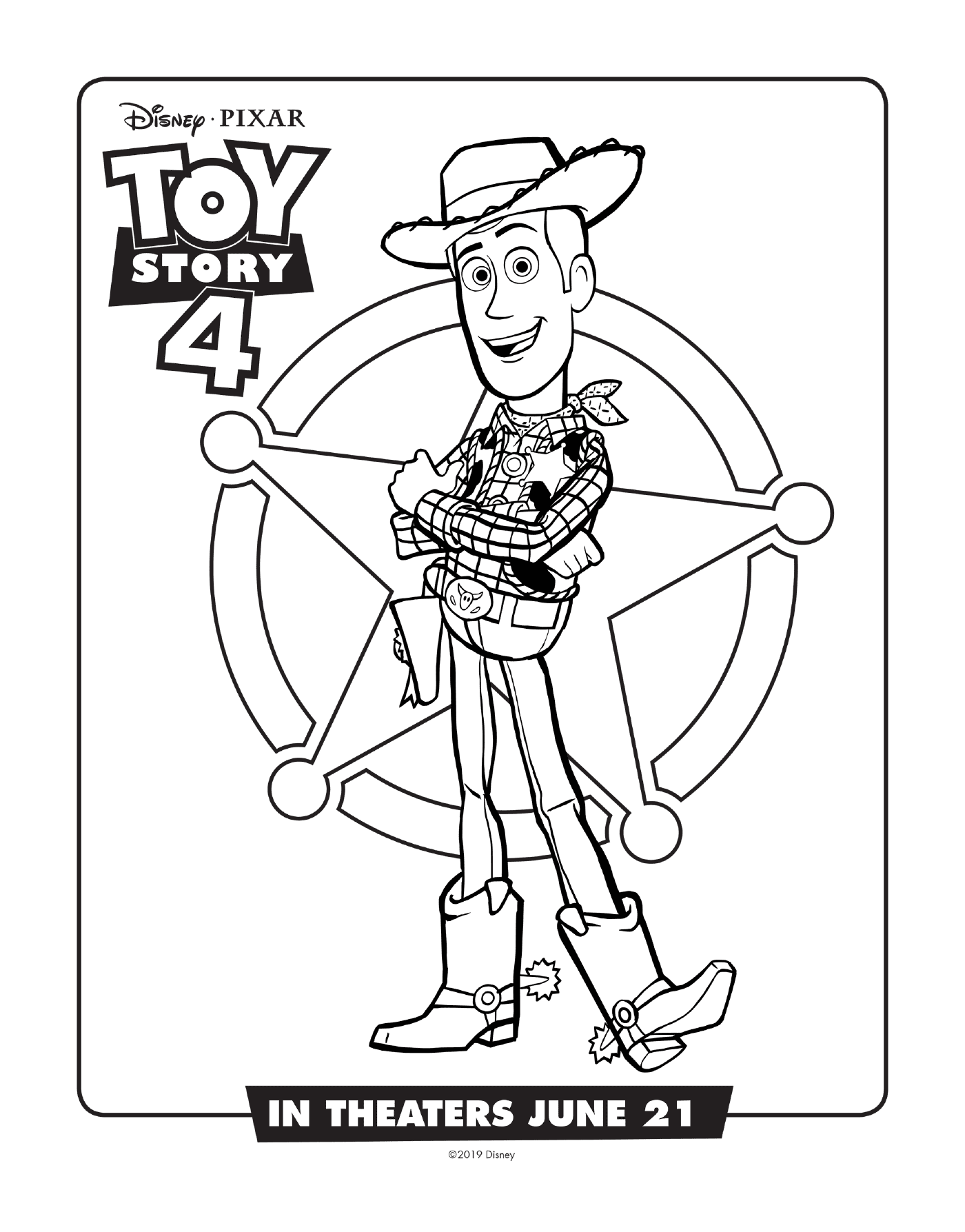  Woody from Toy Story 4, main character 
