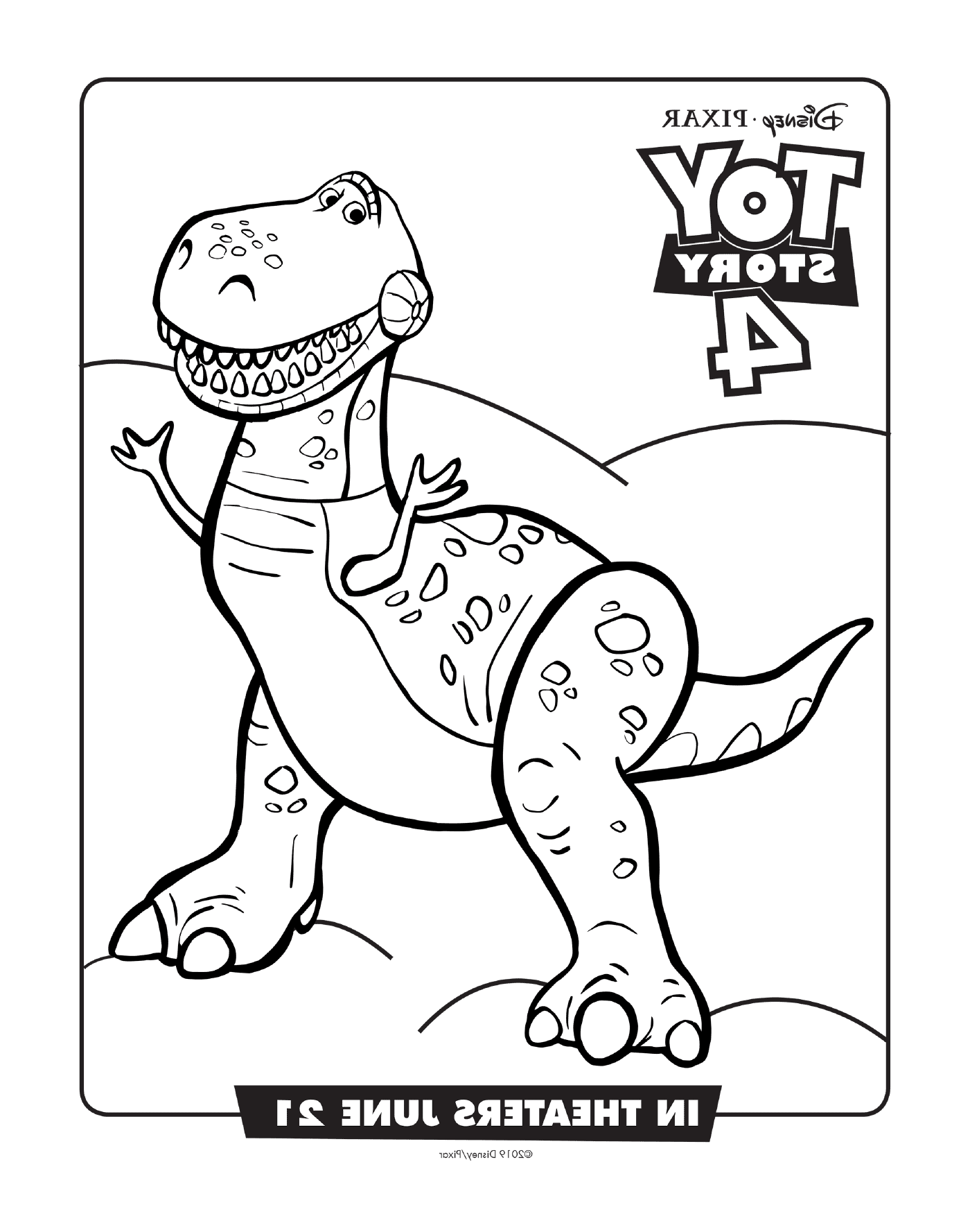  Рекс истории игрушек 4, дружелюбный динозавр 