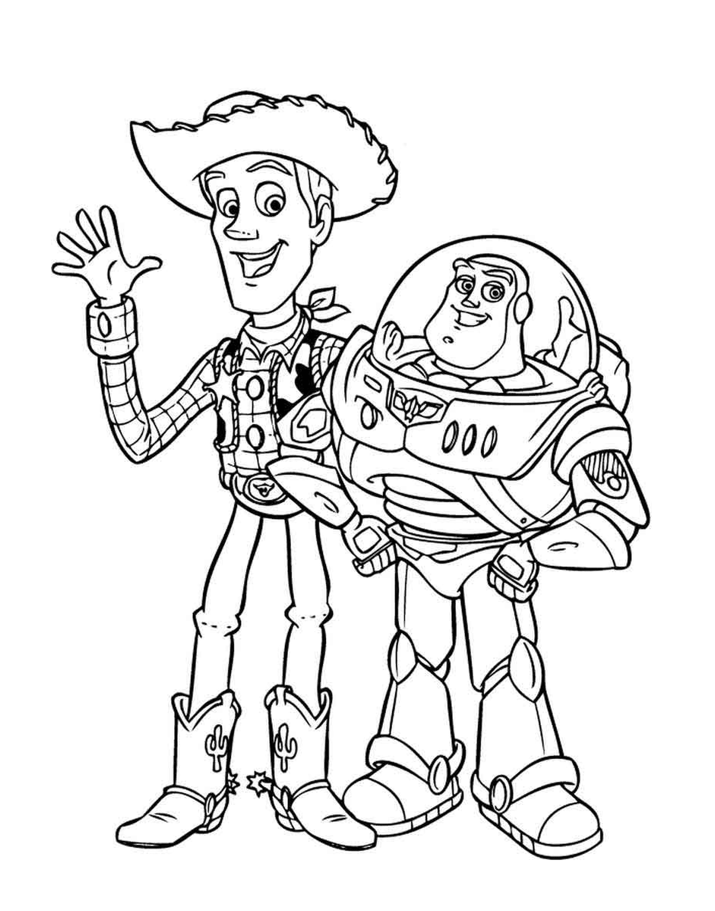  Buzz Lightyear und Woody, legendäres Duo 