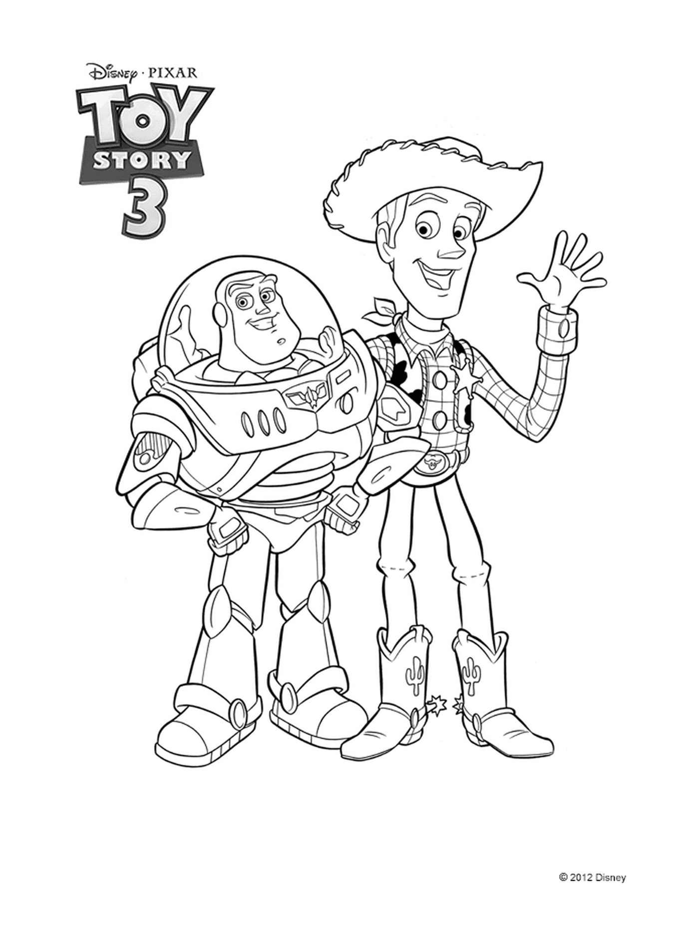  Toy Story 3, adventure with Buzz and Woody 