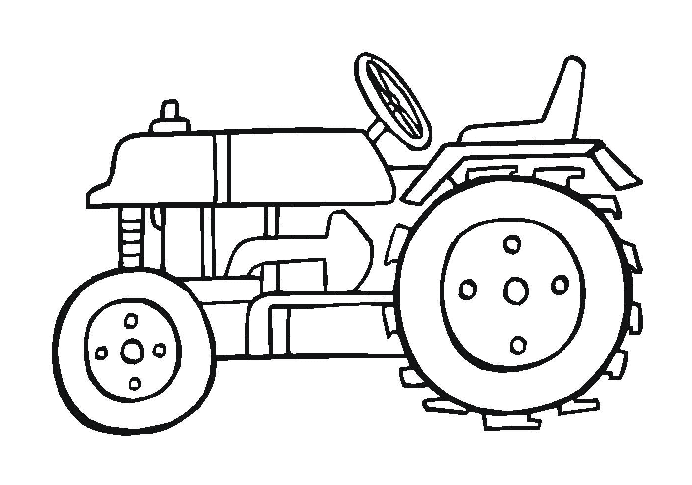  Poderoso tractor, eficiente máquina agrícola 