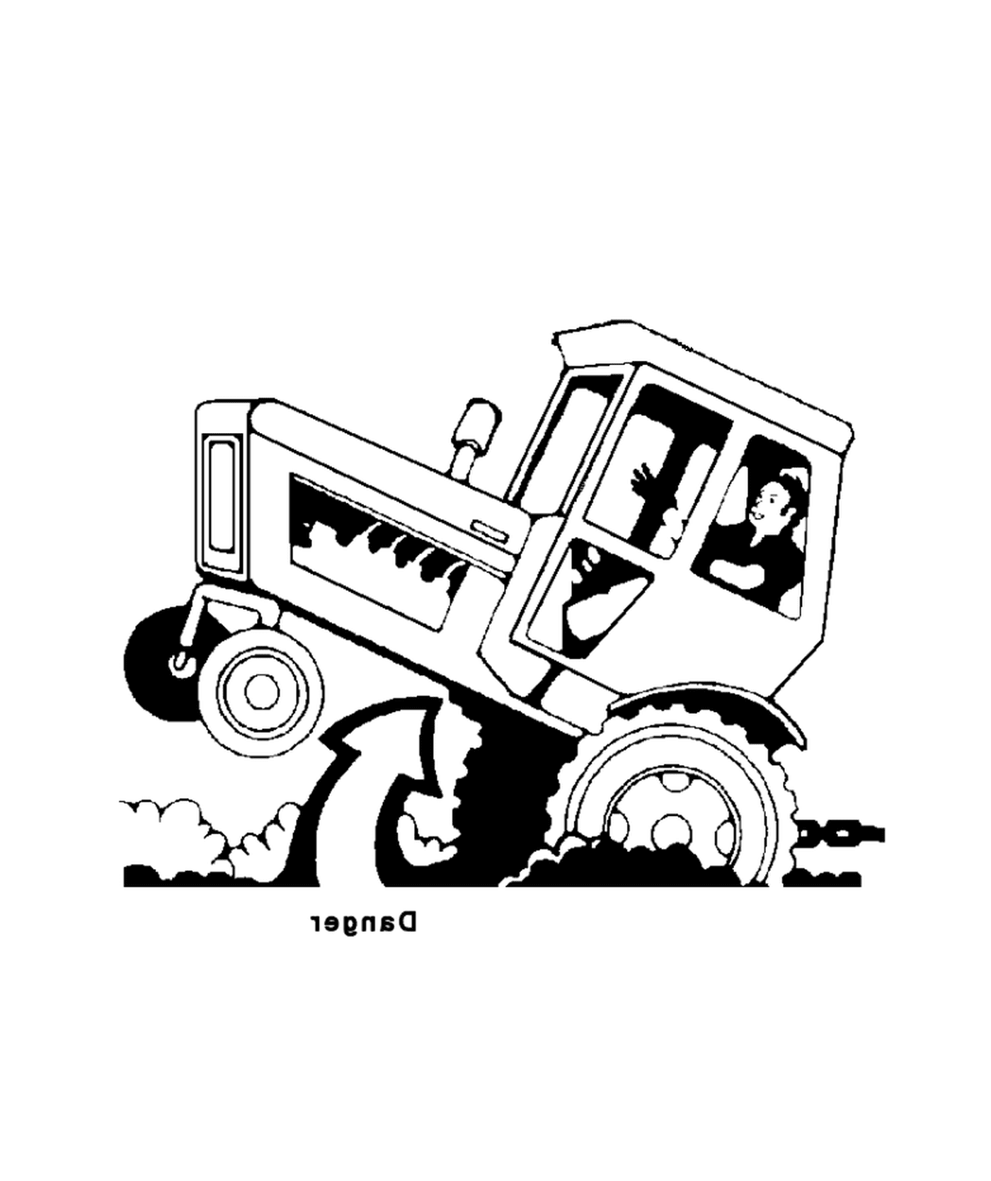  Агильный и крепкий трактор 