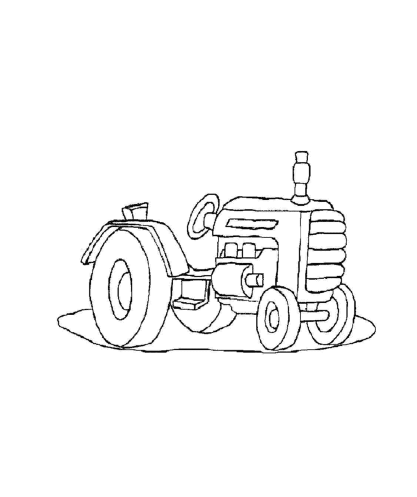  Antiguo Tractor, Testimonio del Pasado 