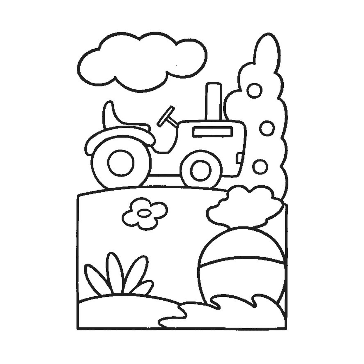 Traktor mit Gabel, landwirtschaftliche Vielseitigkeit 