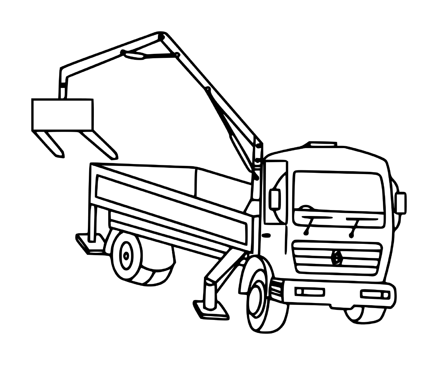  Truck crane, lifting equipment 