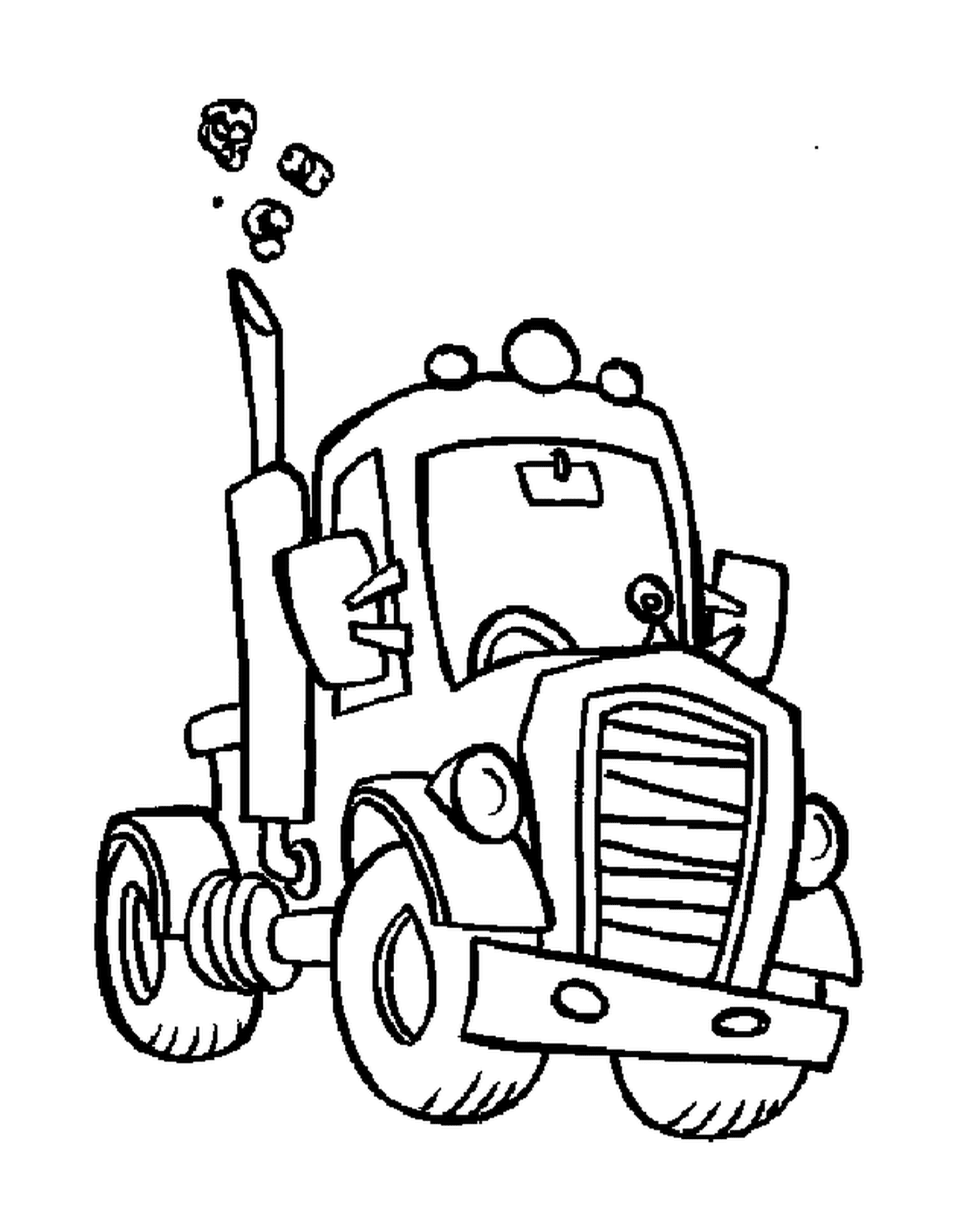  A drawn truck 