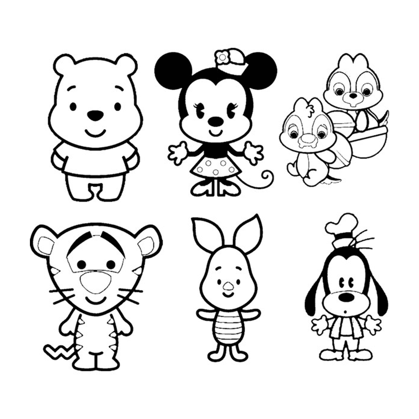  Lindos personajes de Disney 