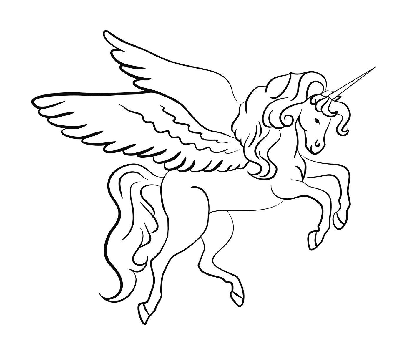  Unicorn with wings 