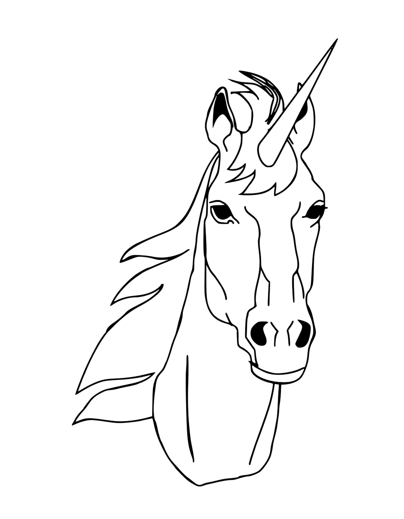  realistic unicorn head 