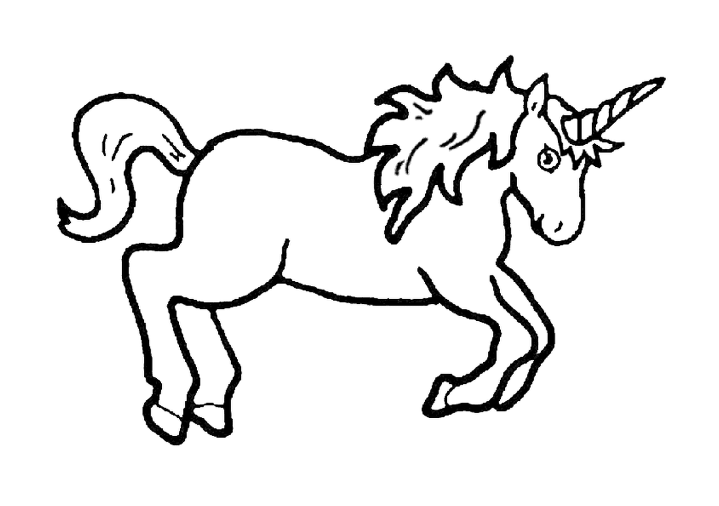  gallop horse, not unicorn 