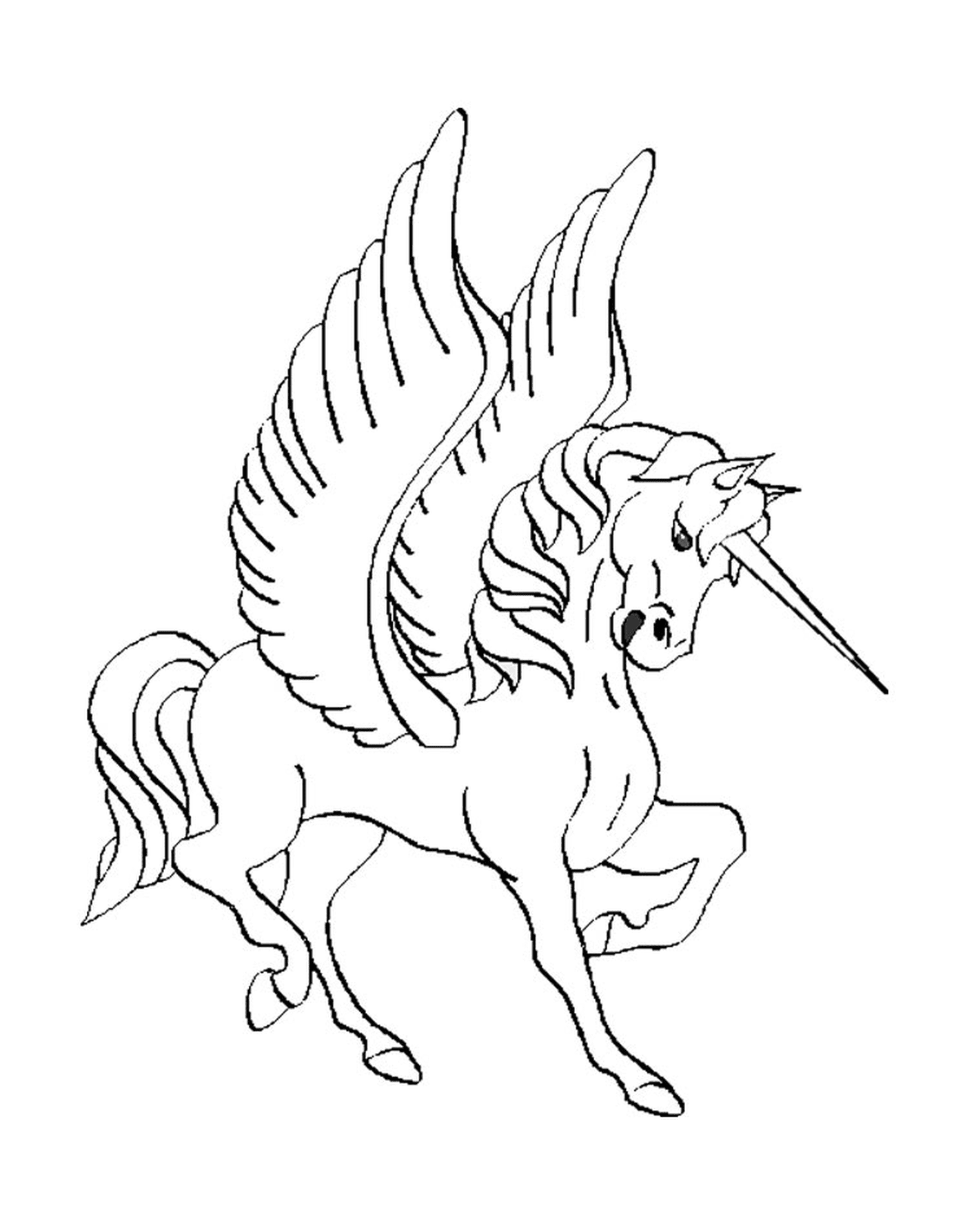  unicorn with wings 