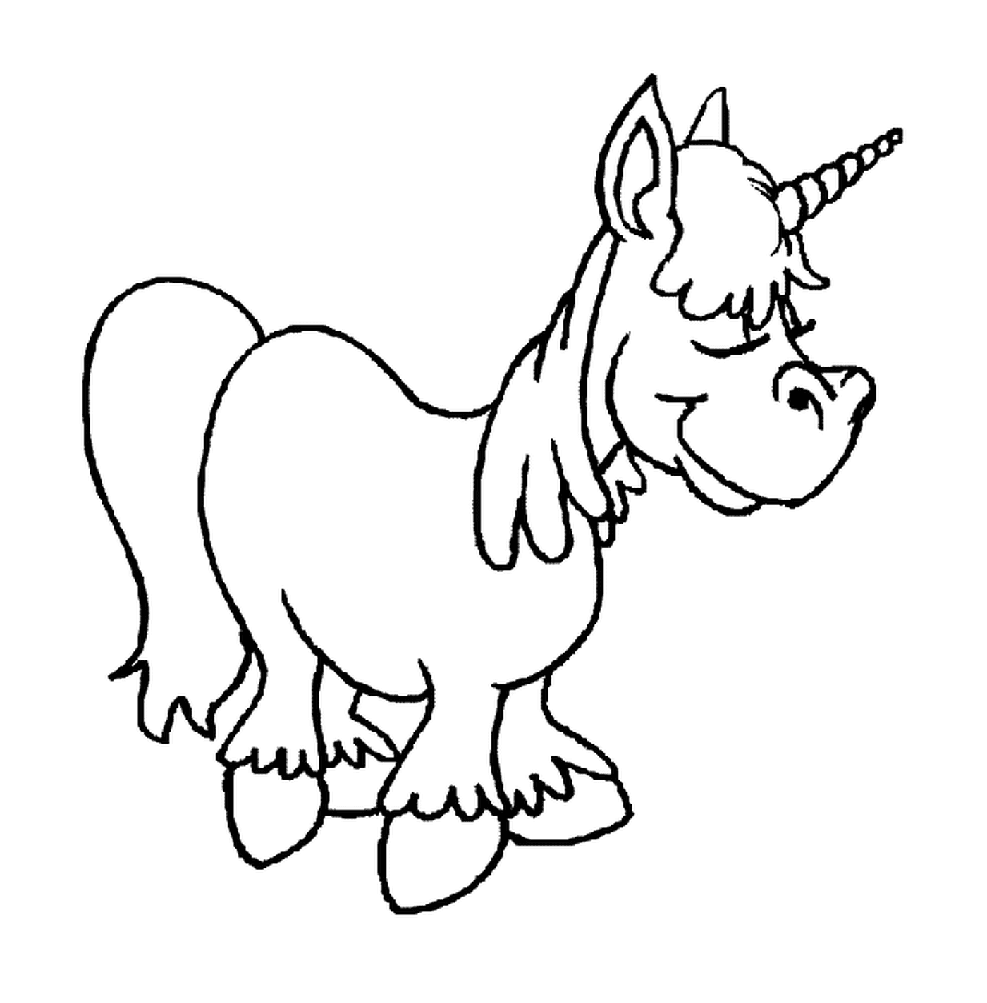  Kleines magisches Pony Einhorn 