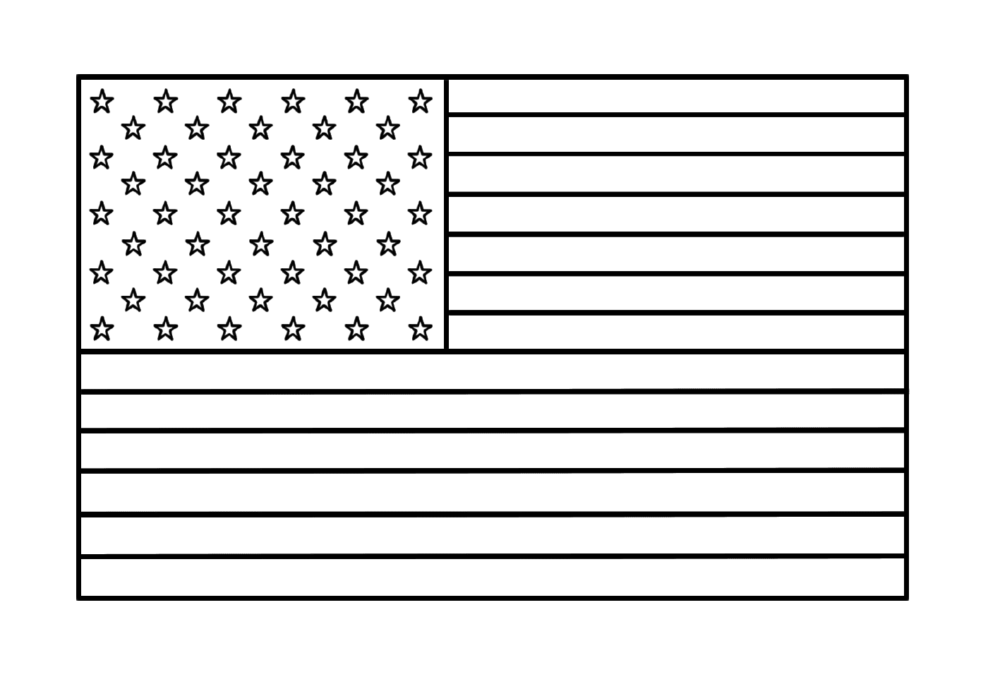  Оригинальный американский флаг со звездами 