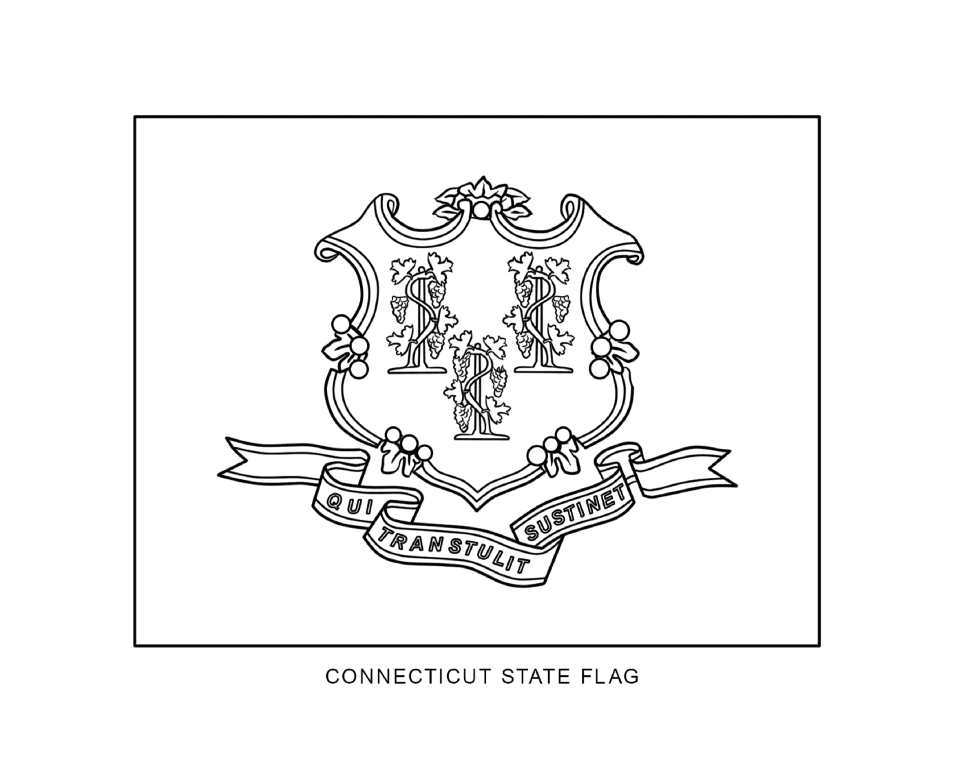  Flagge des Staates Connecticut 