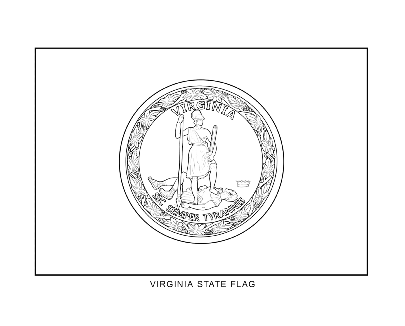  Virginia State Flag 
