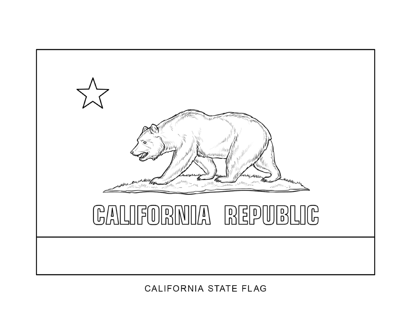  State of California flag 