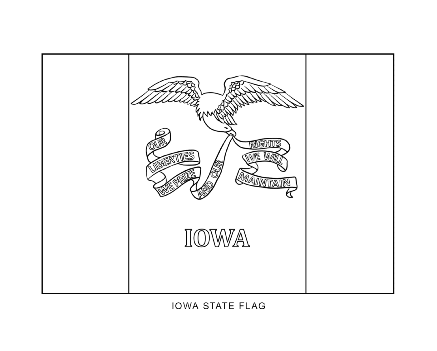  Flag of the State of Iowa 