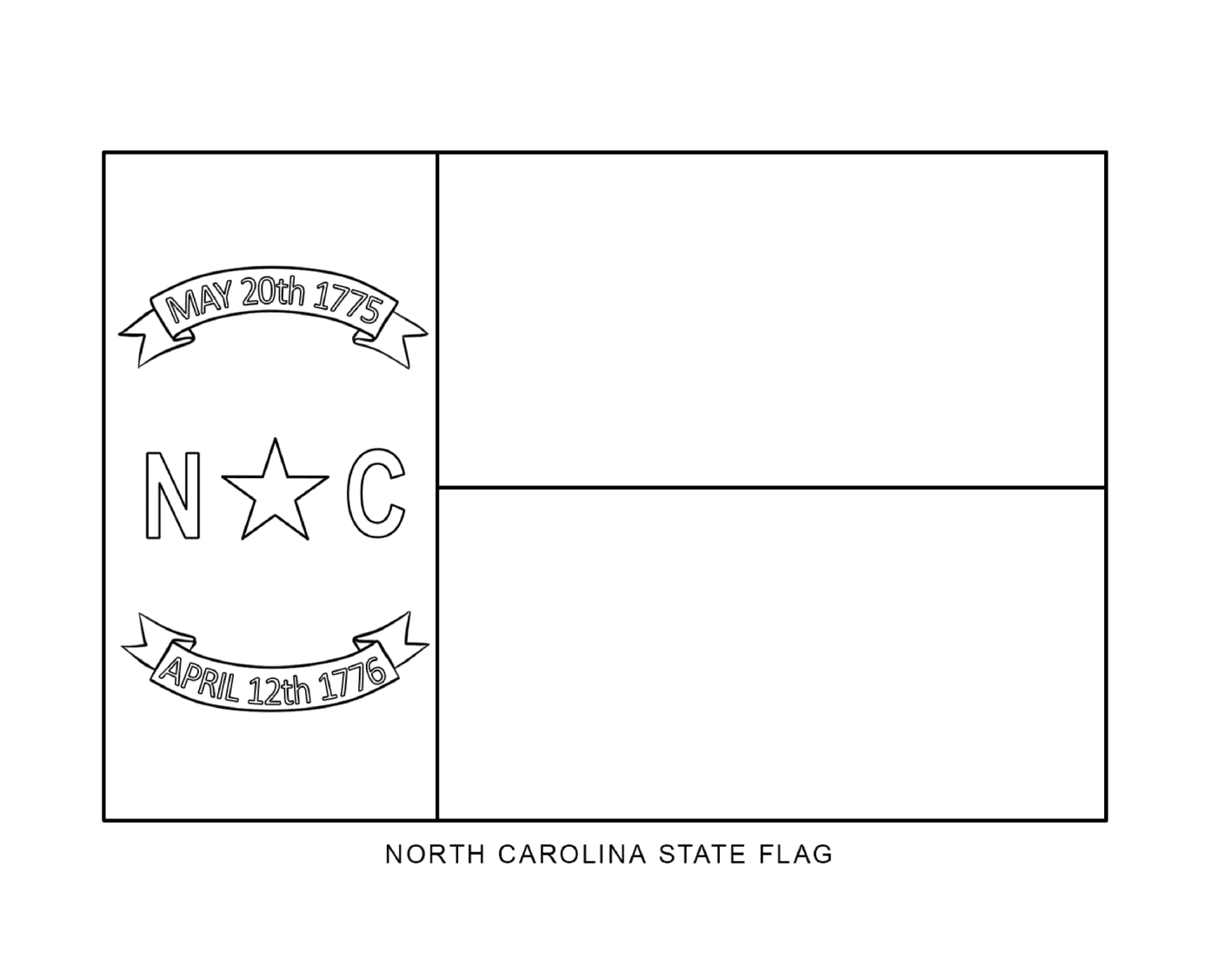 Flag of the State of North Carolina 