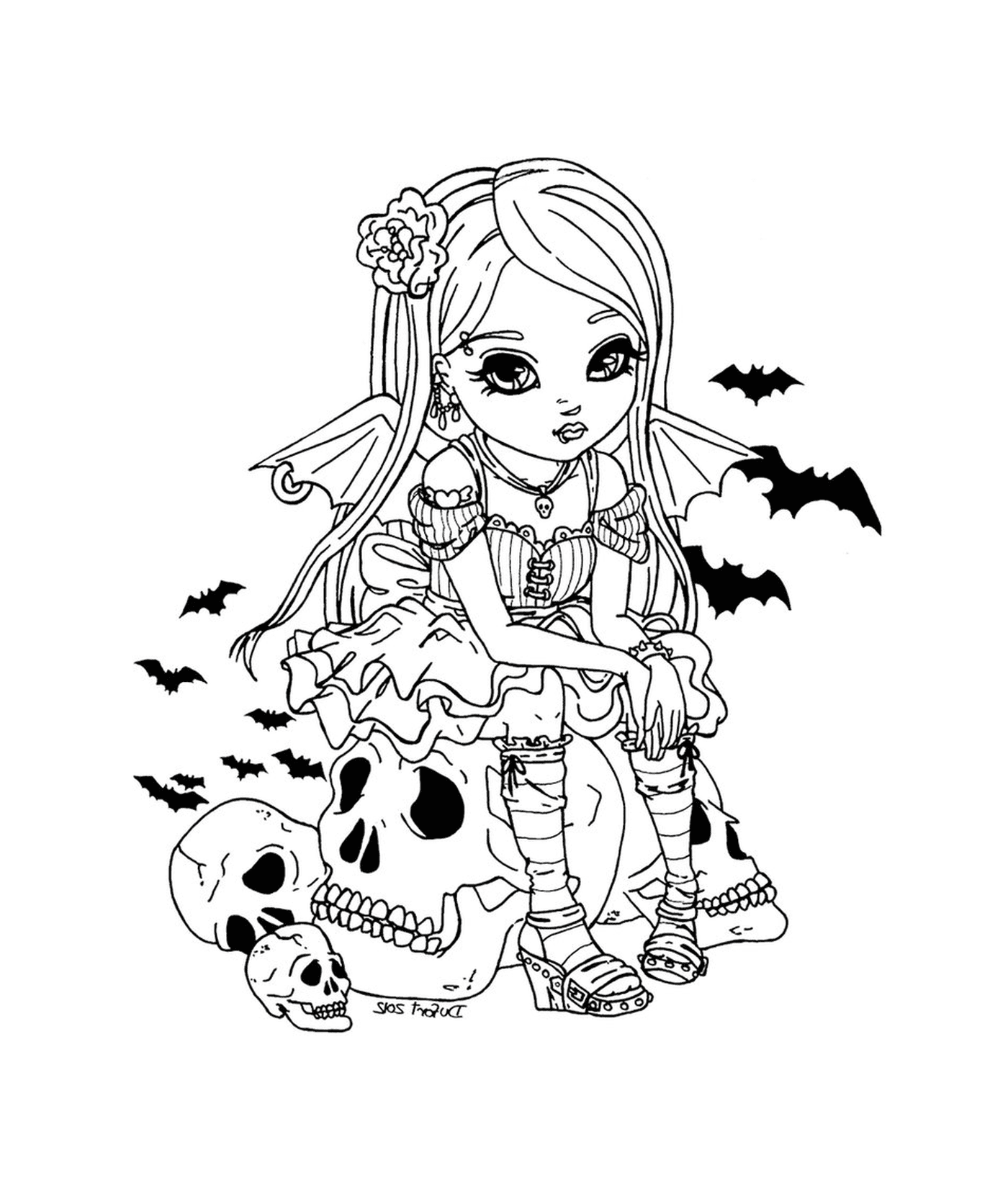  Vampire girl, bewitching doll 