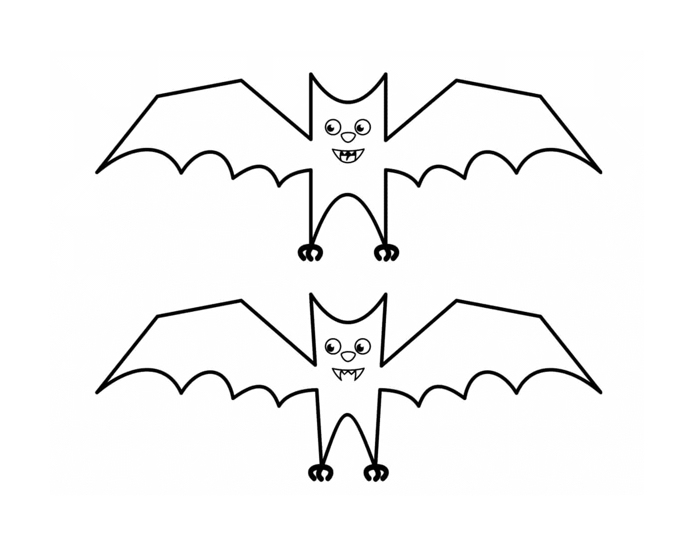  Two bats, enchanting aerial game 