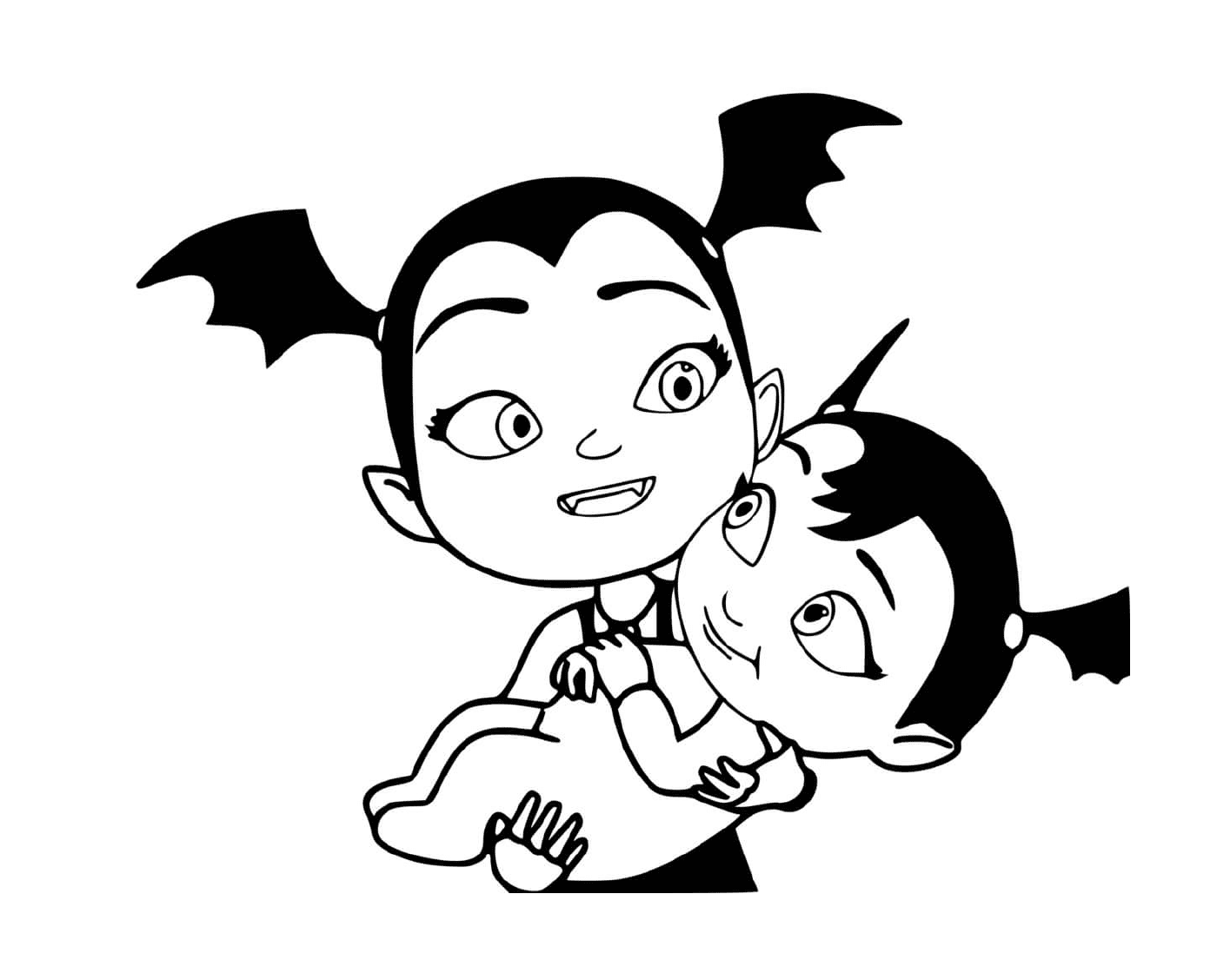  Vampirina con il bambino 
