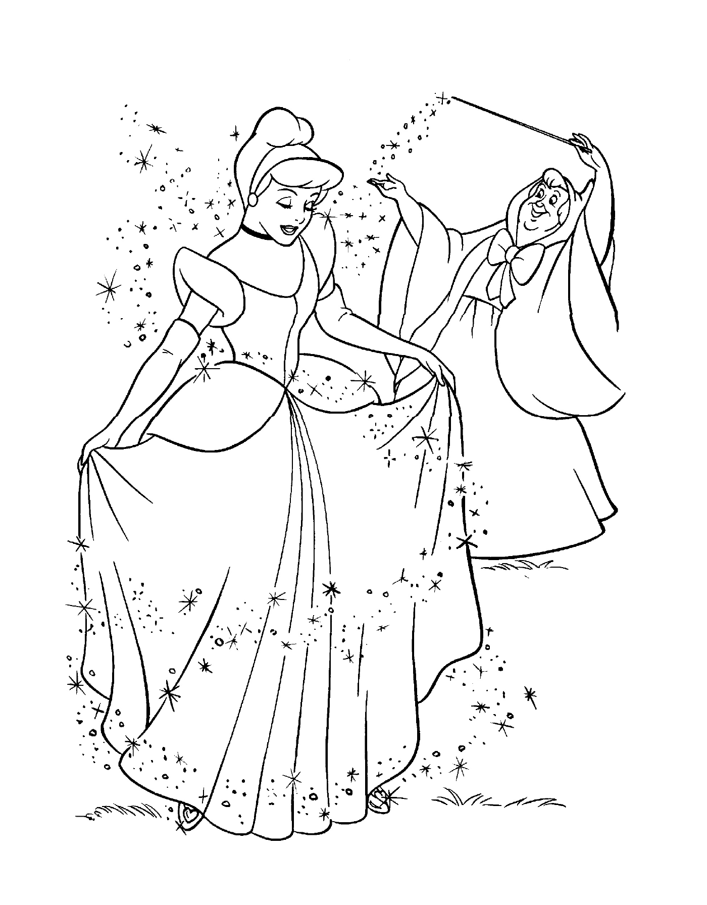  Cinderella and her mother 