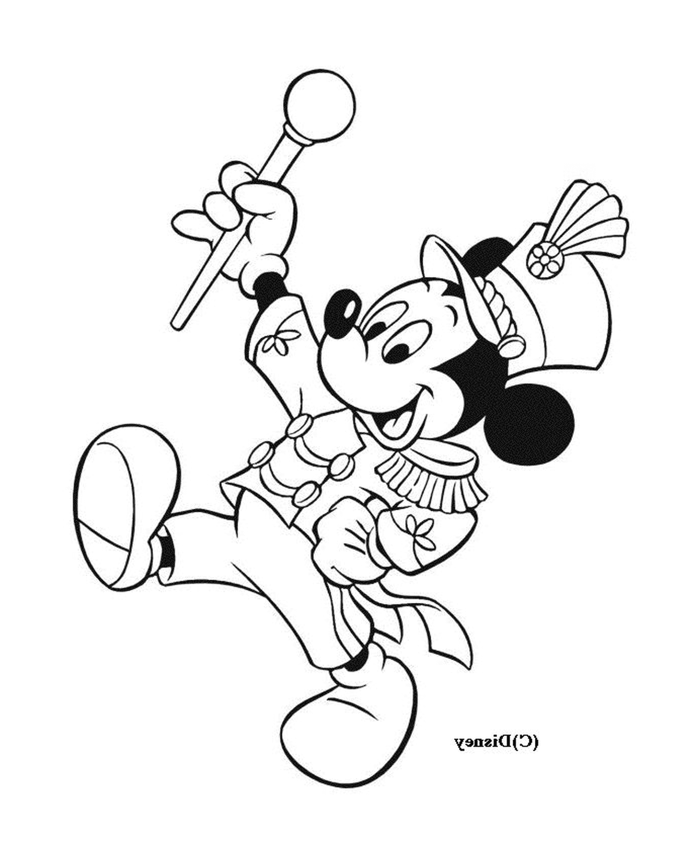  Mickey Mouse in cheerleader 
