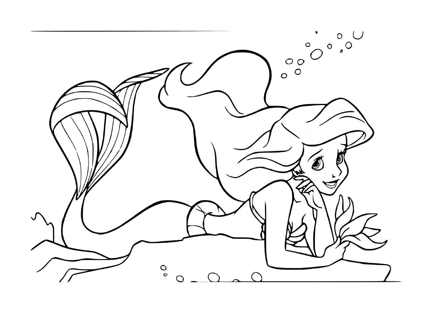  La pequeña sirena Ariel 