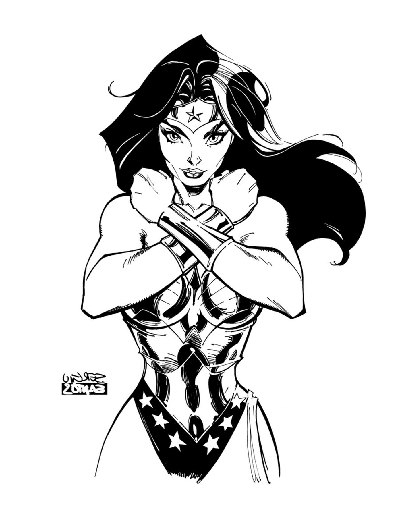  Wonder Woman por Sergio Xantos 