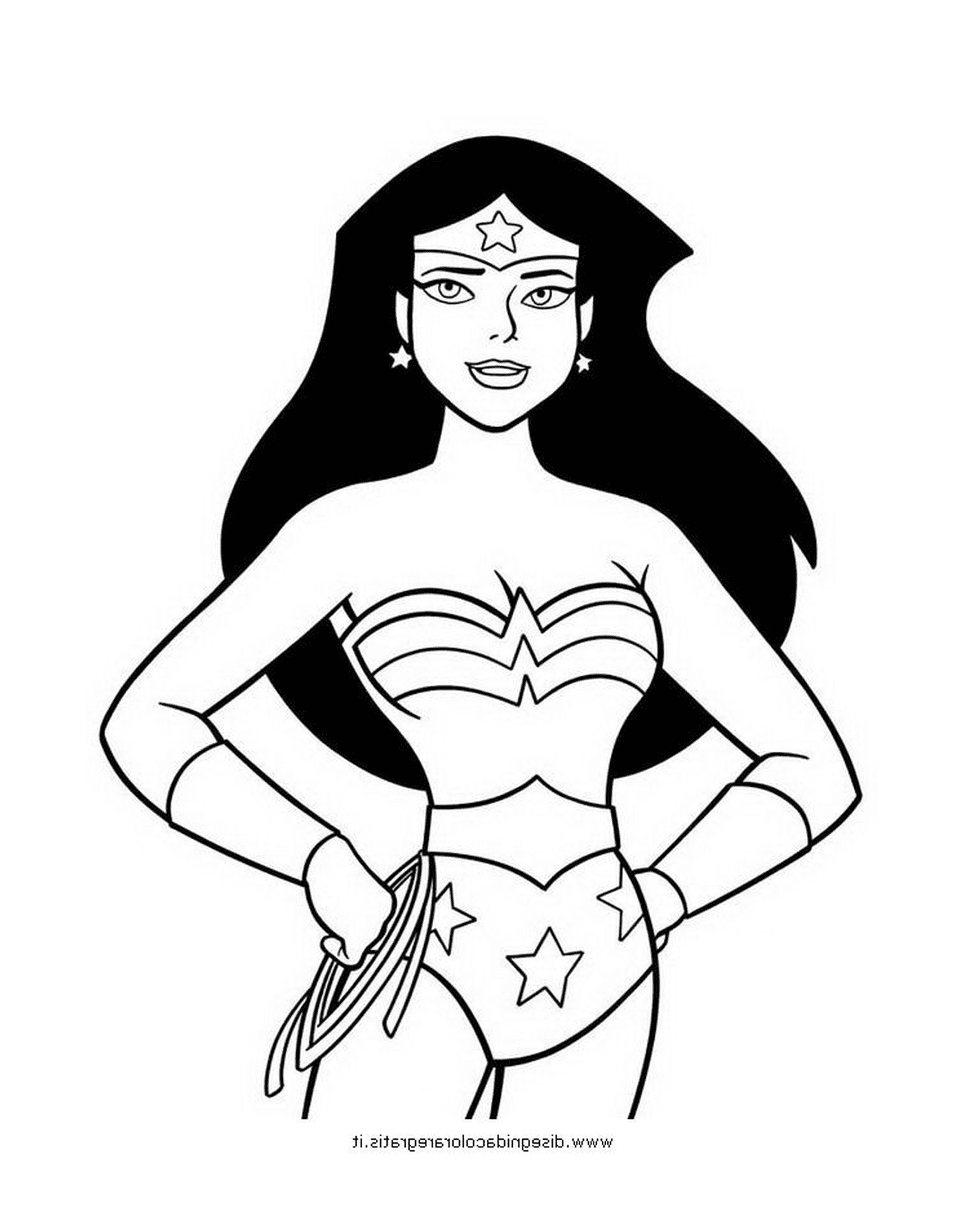  Wonder Woman in Cartoon Version 