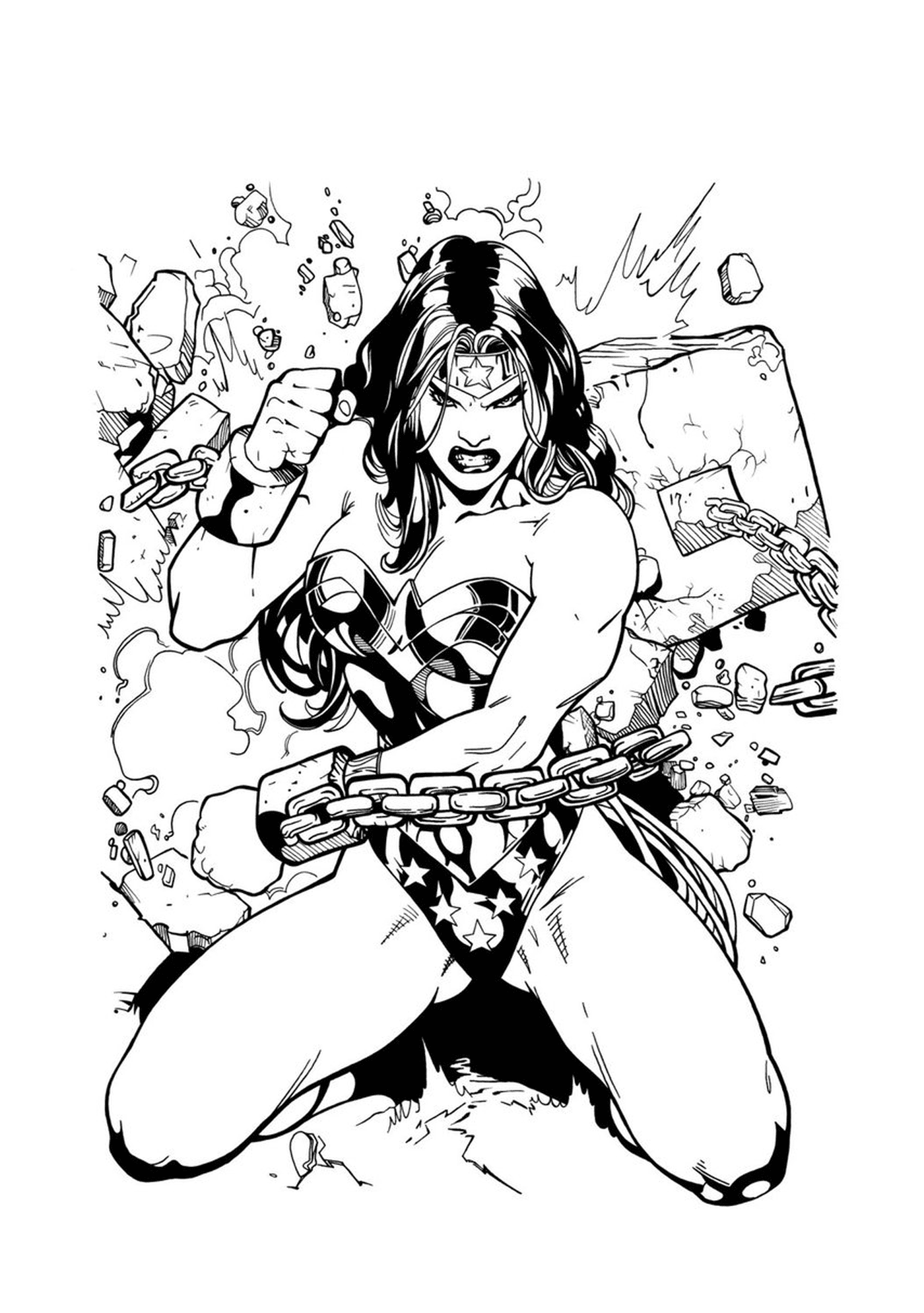  Wonder Woman in Tinte 