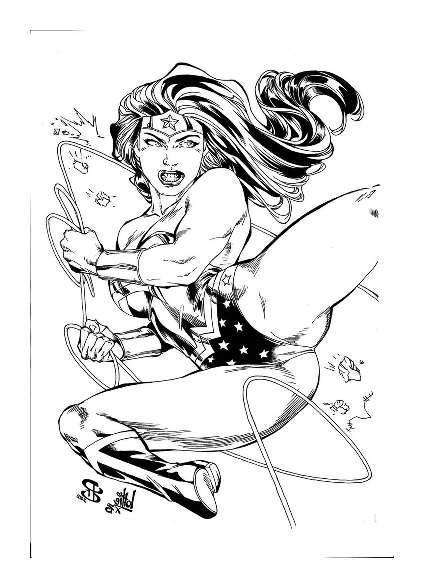  Wonder Woman created by Lottie Francis 