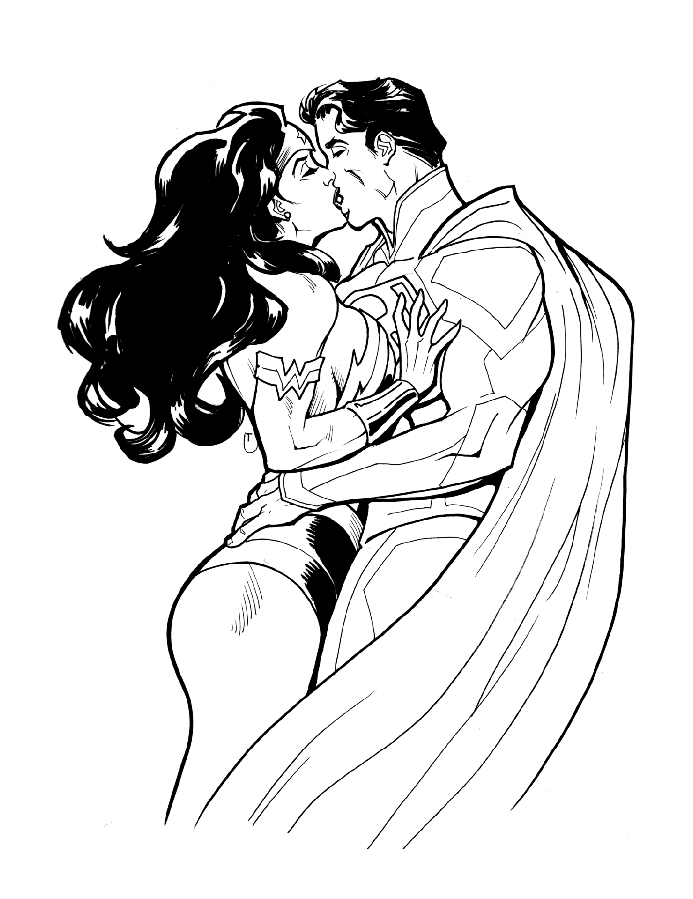  Wonder Woman in love with Superman 