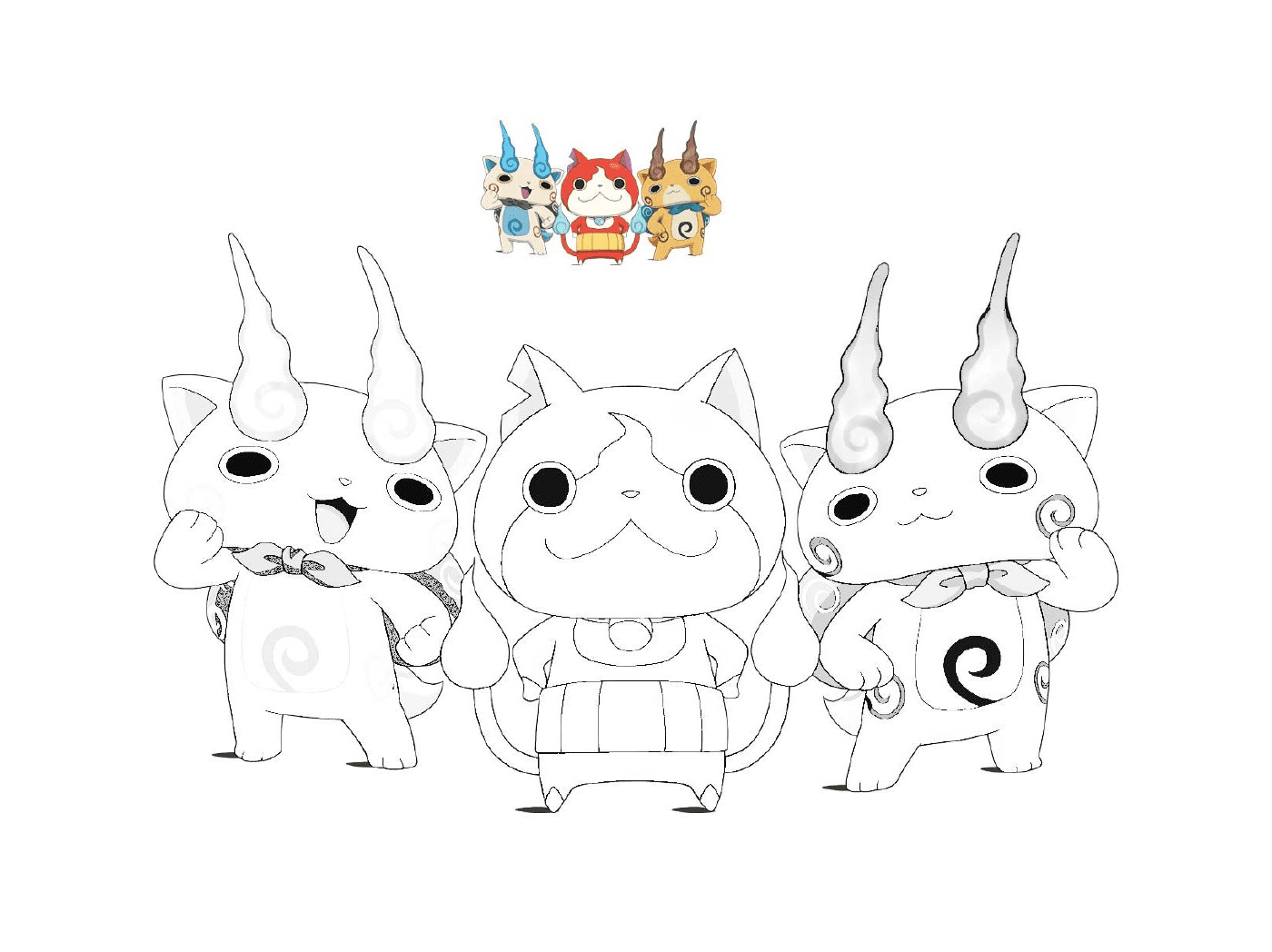  Group of cats with horns online 