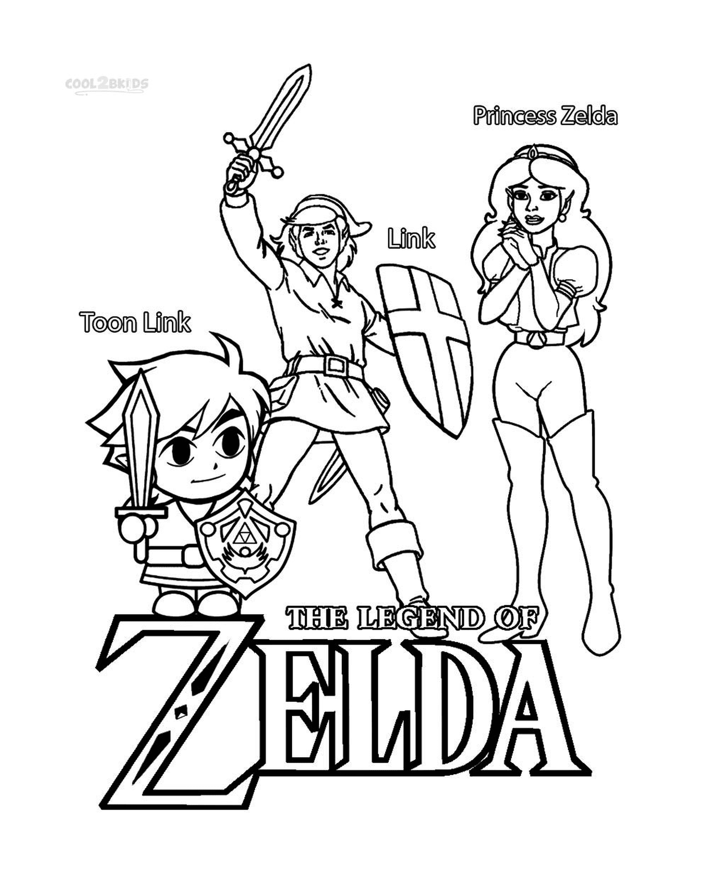  Zelda, leggendario eroe lotta 