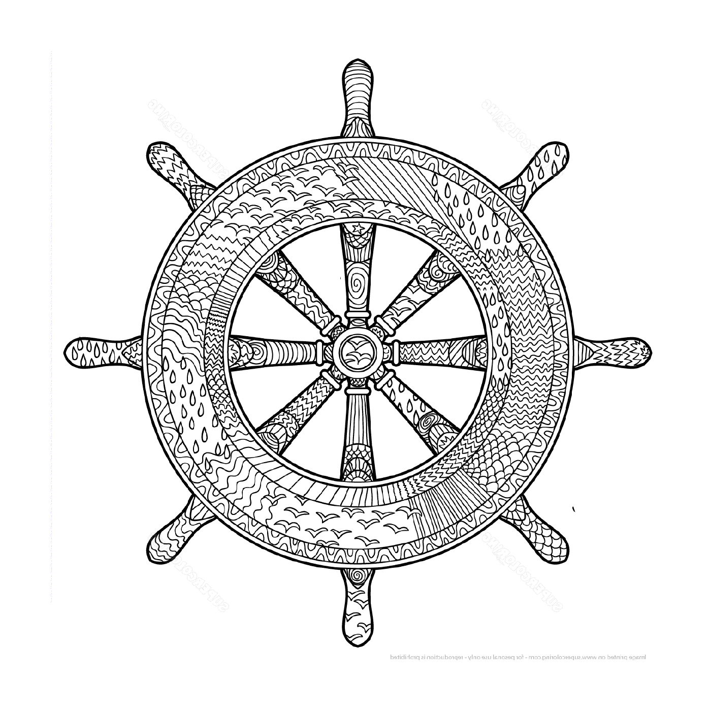  Sea boat wheel 