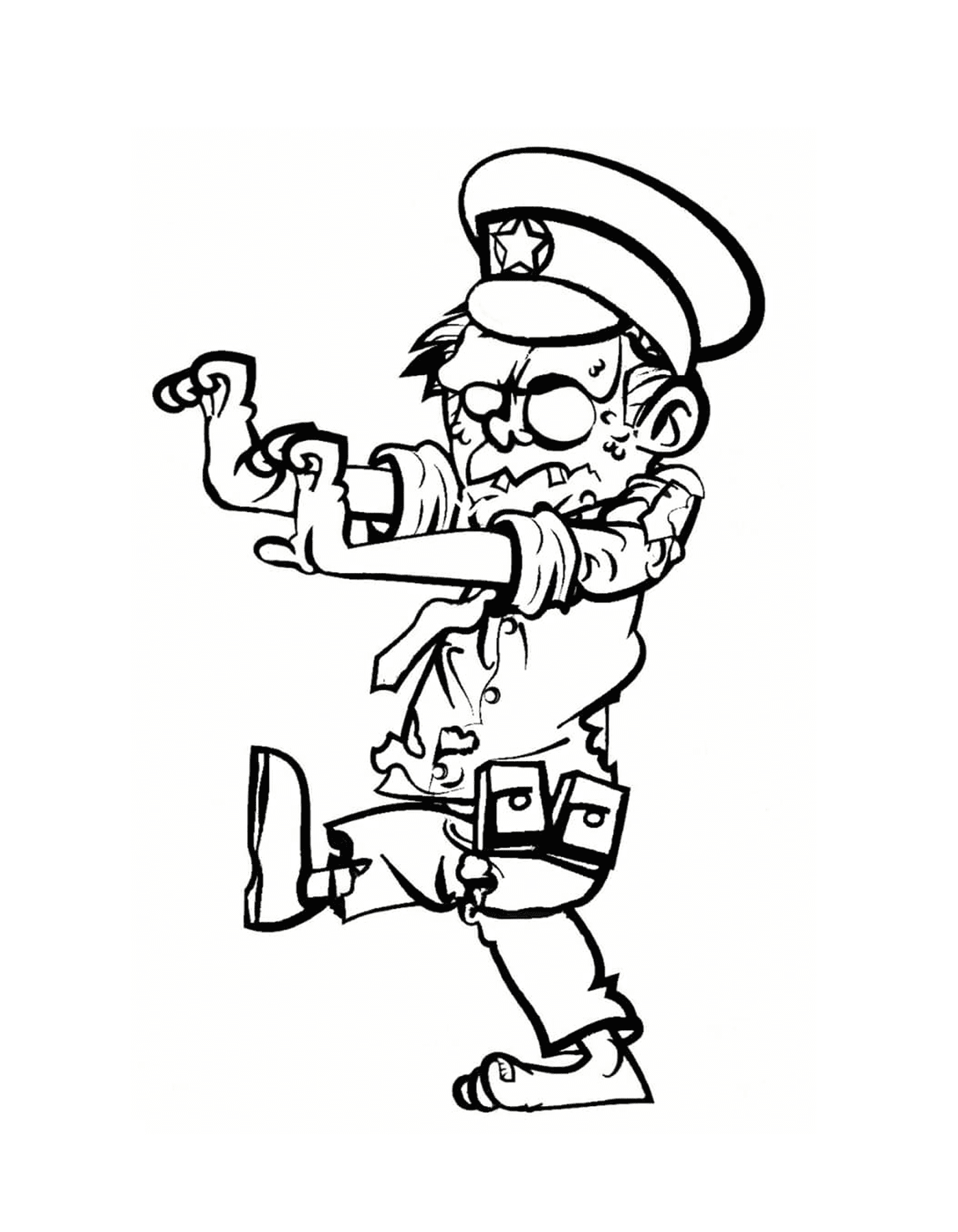  Un policía zombi de servicio 