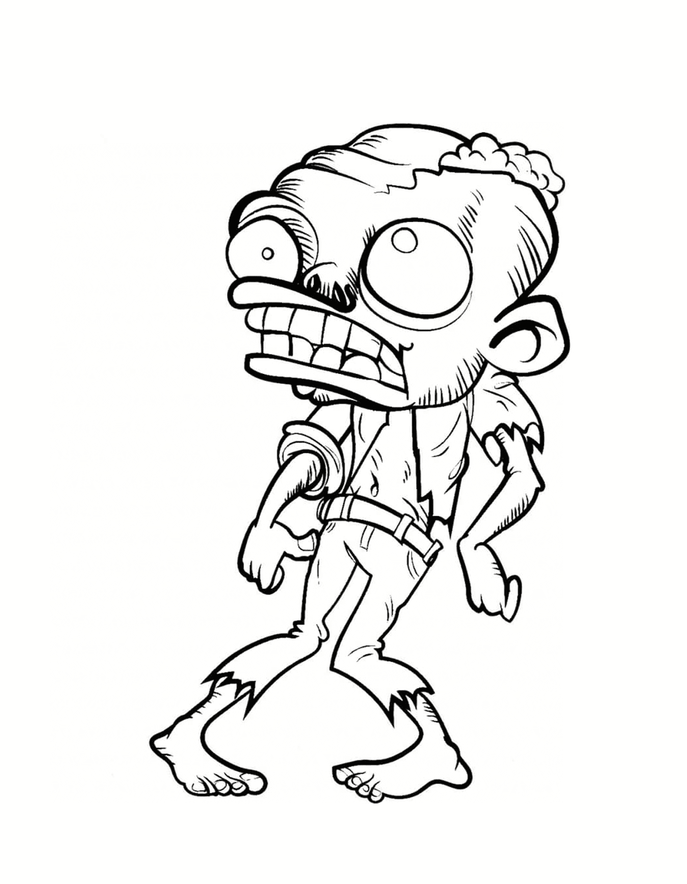  Un zombi realmente feo 