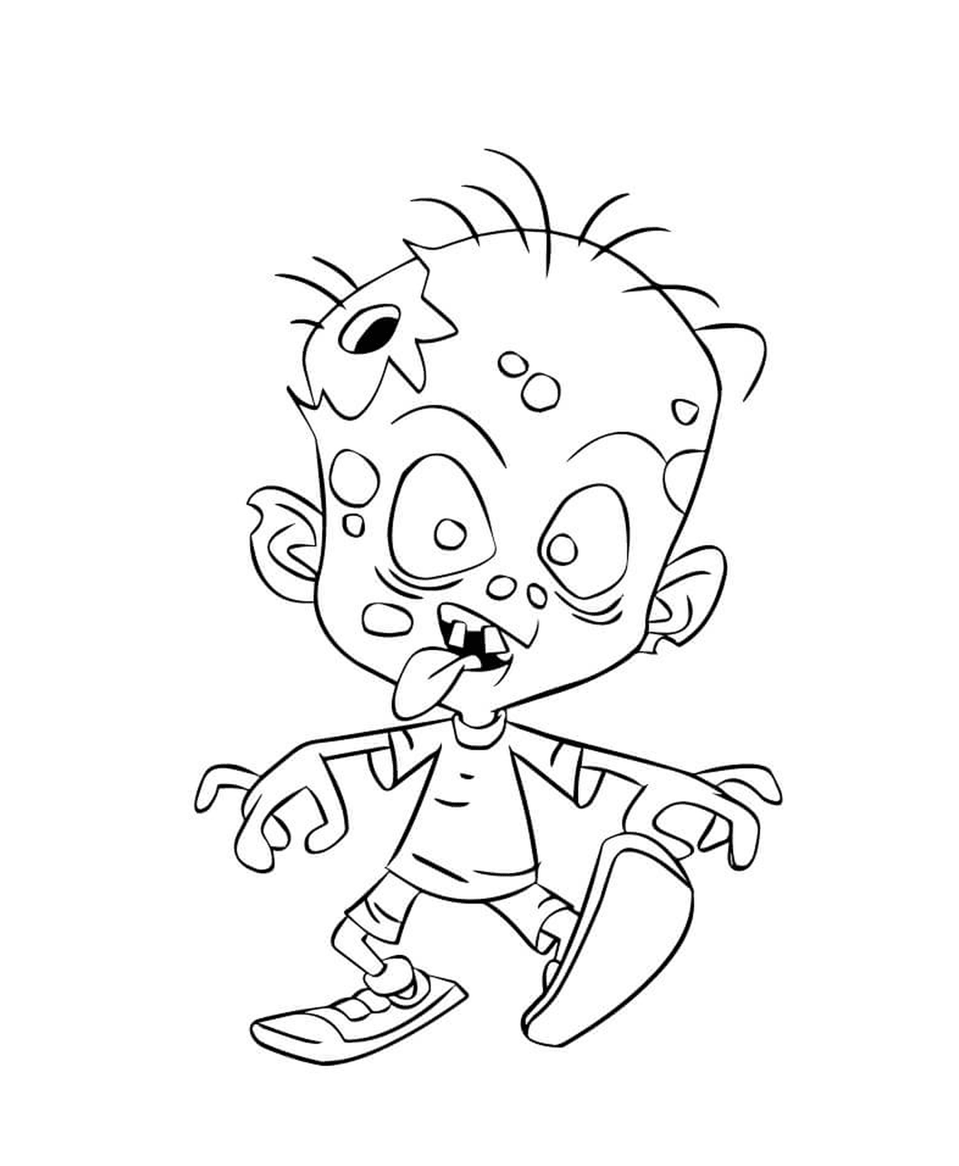  A baby zombie child 