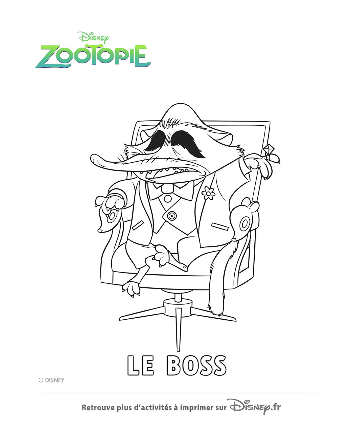  Mr Big, the godfather of the Zootopia mafia 