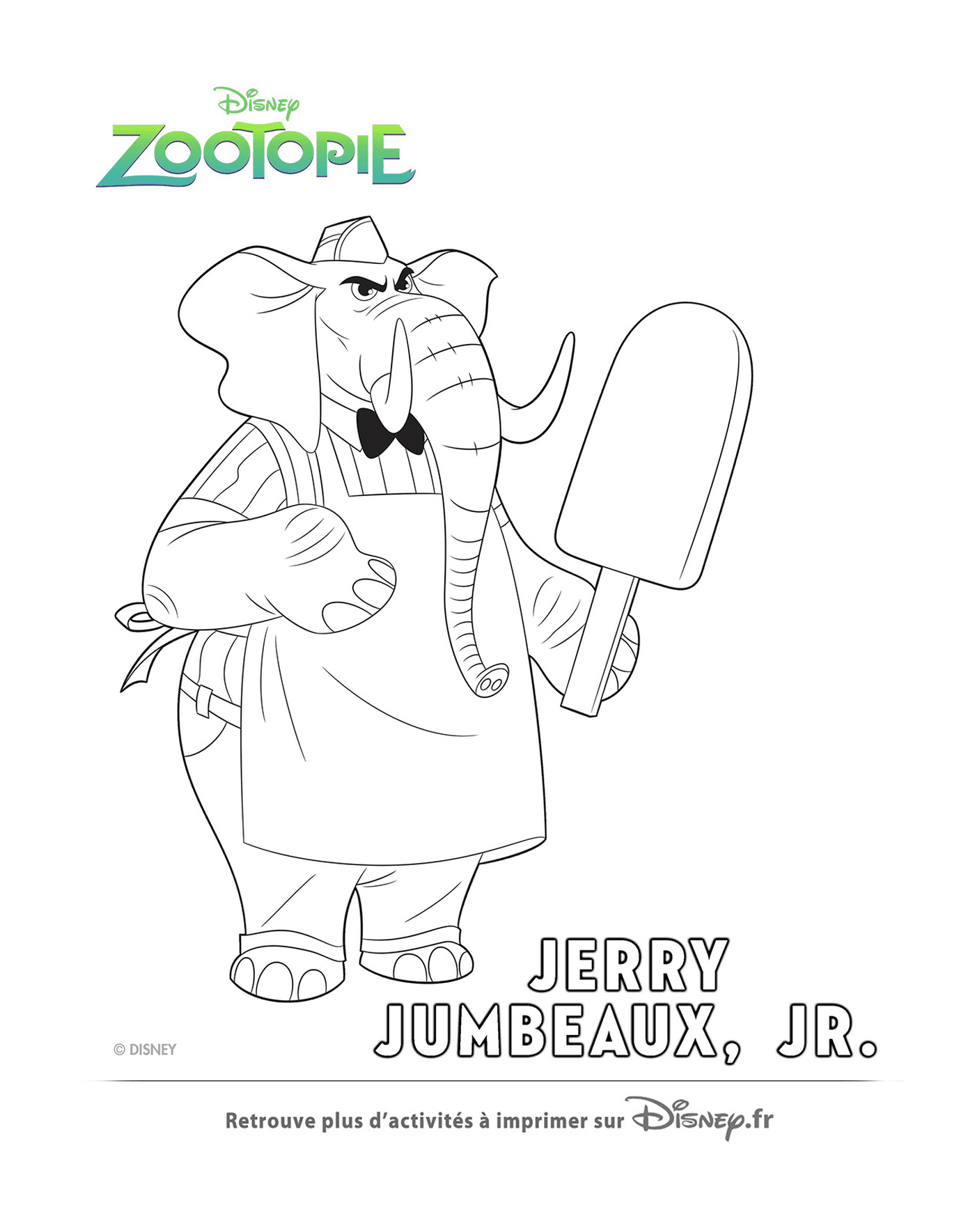  Jerry, il venditore di gelati di Zootopie 