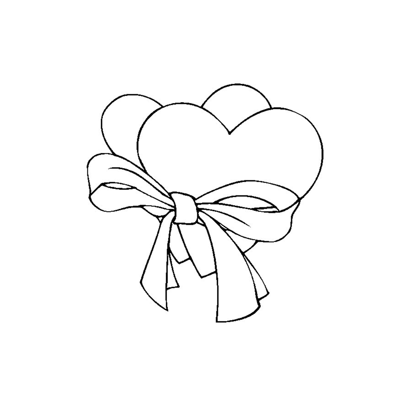  A heart with an arc 